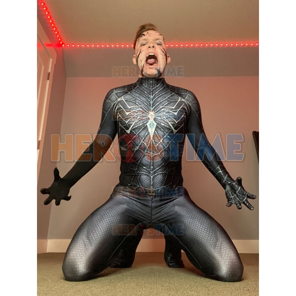 Black spiderman costume sales